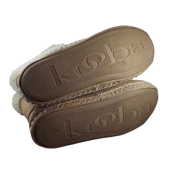 Kooba Faux Fur Pom Pom Tassel Slipper Boots Shoes - Picture 9 of 9